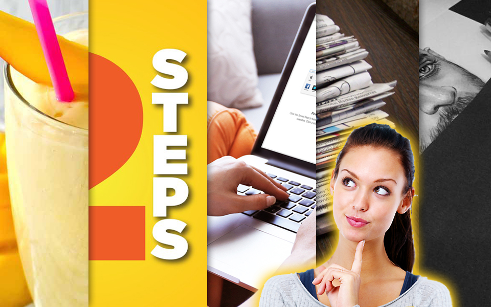 6 things that can be done by two steps